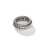 Kami Chain Band Ring, Sterling Silver